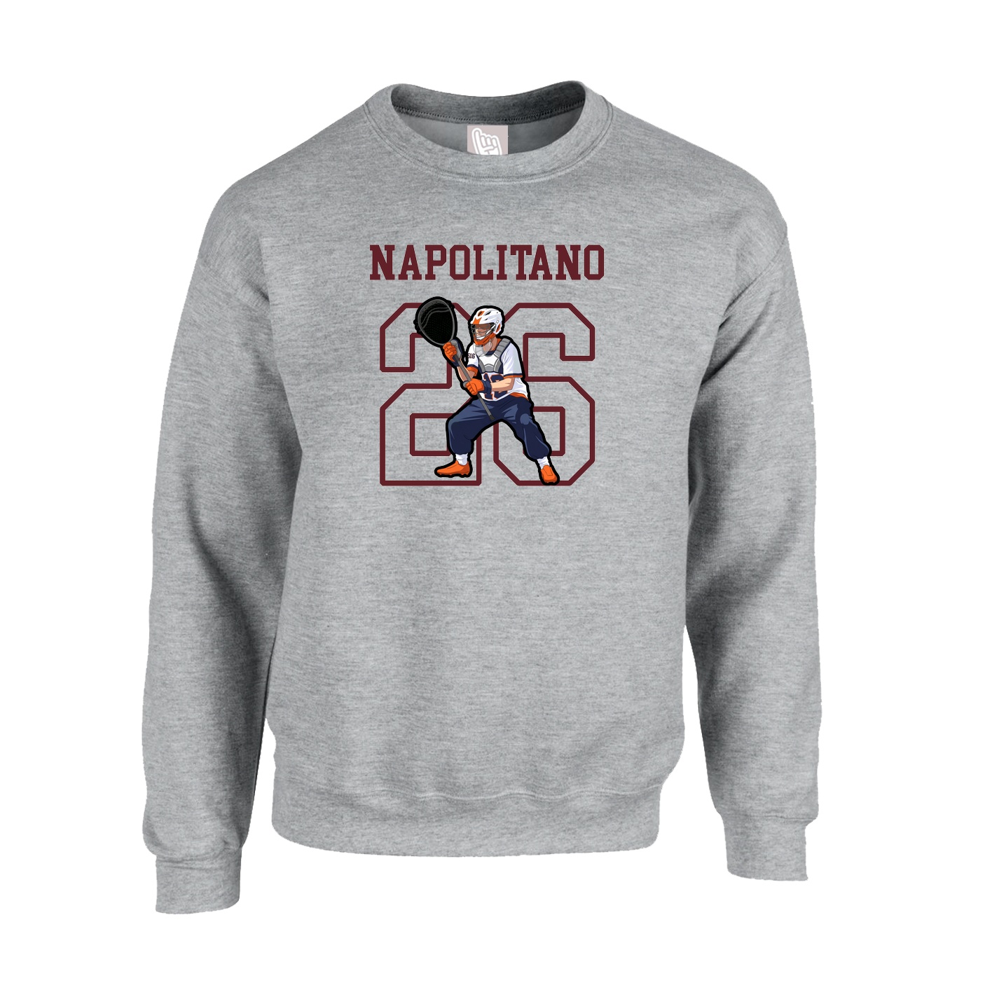 Fleece Crew — Shirsey in Grey