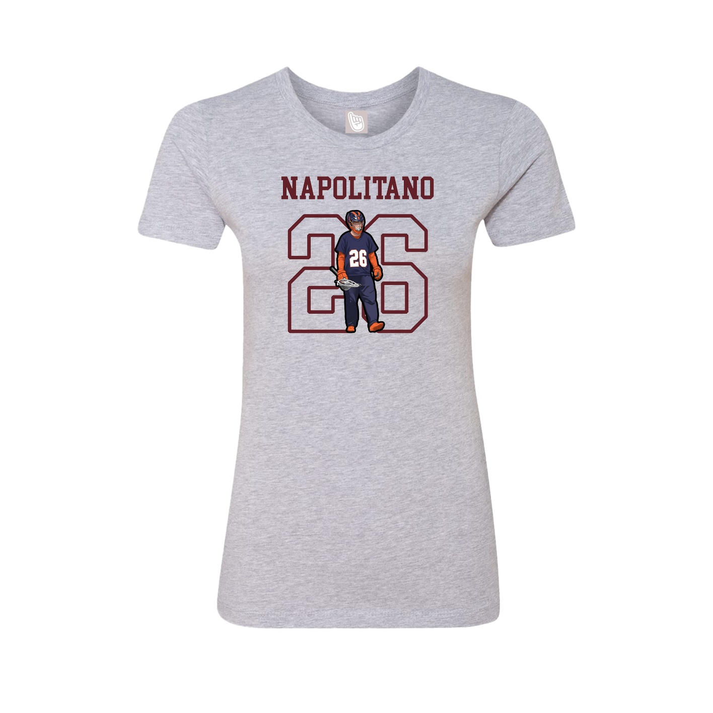 Fitted Women's Tee — Shirsey in Grey