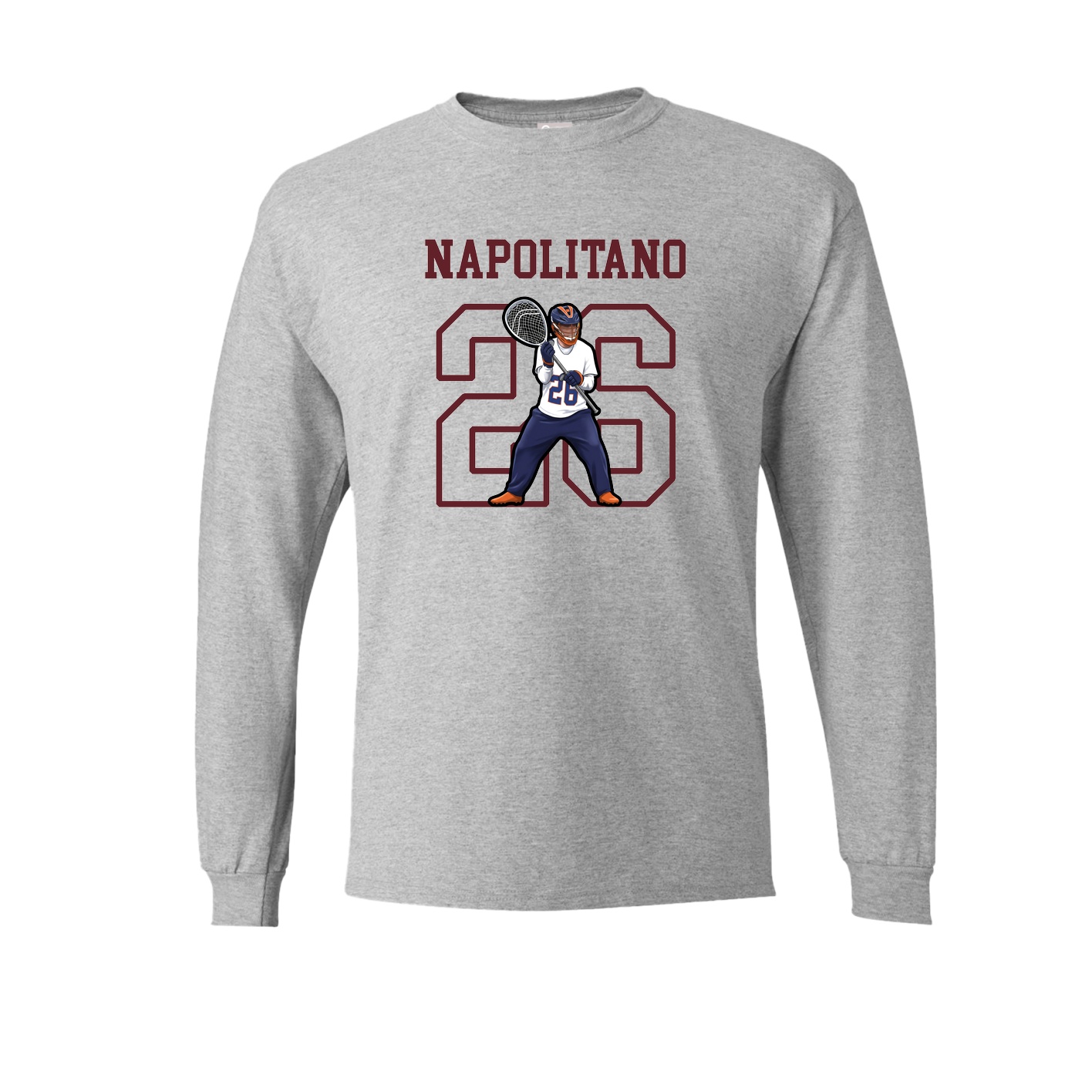 Long Sleeve Tee — Shirsey in Grey