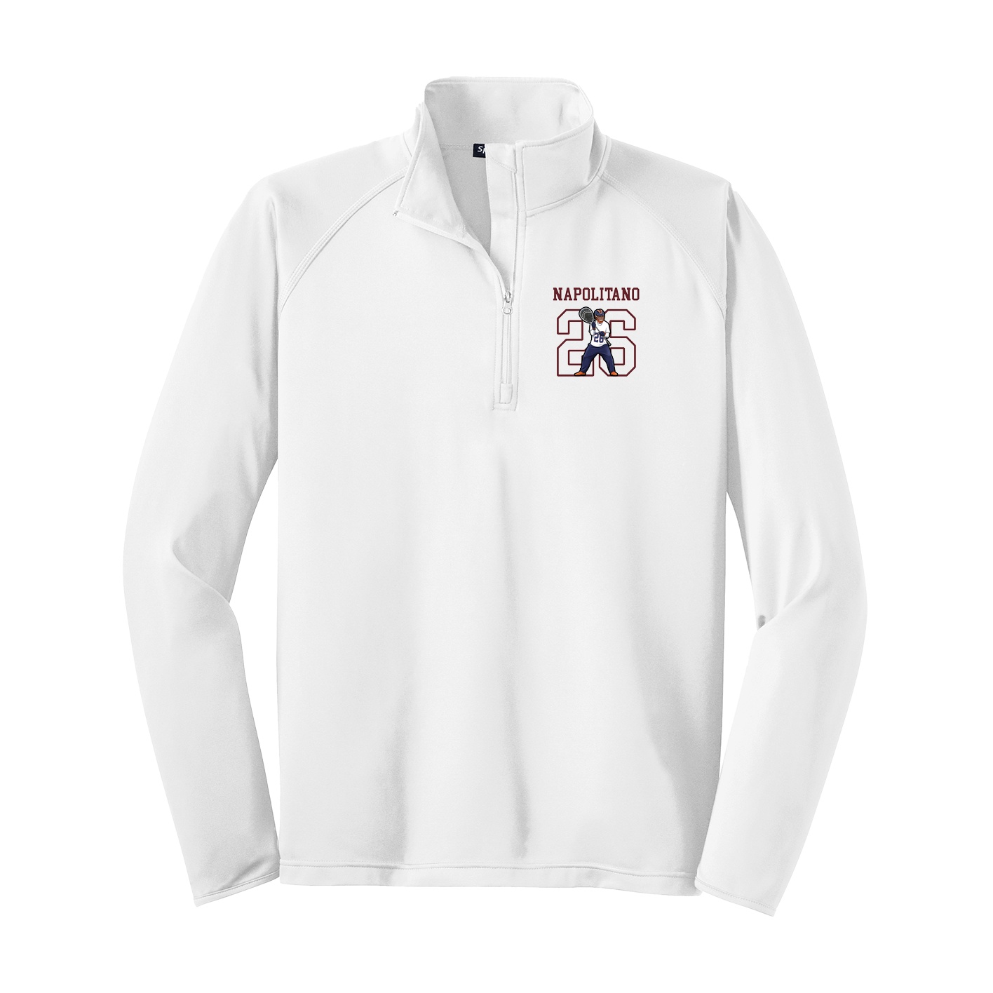 Q-Zip Pullover — Shirsey in White