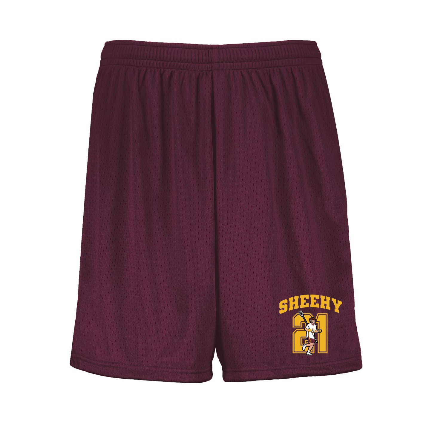 Shorts — Number in Maroon