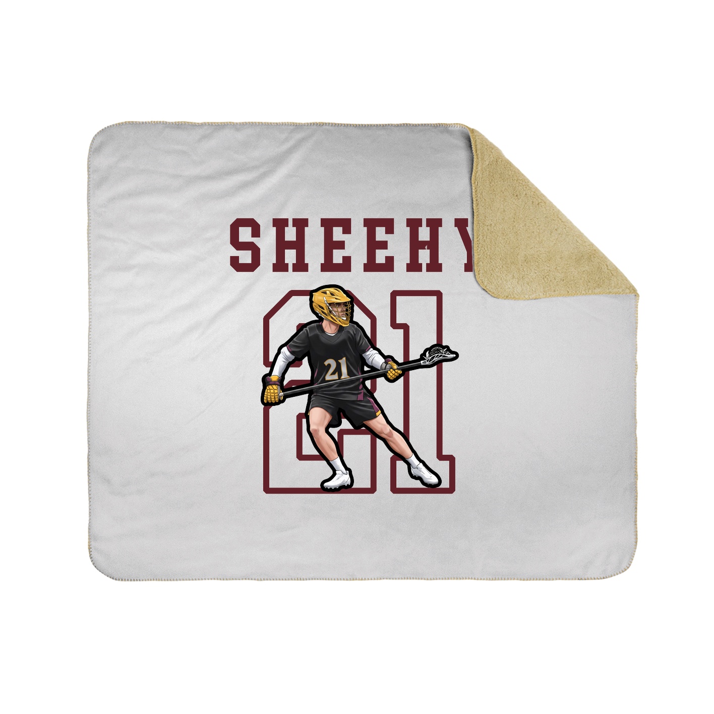 Throw Blanket — Shirsey in White