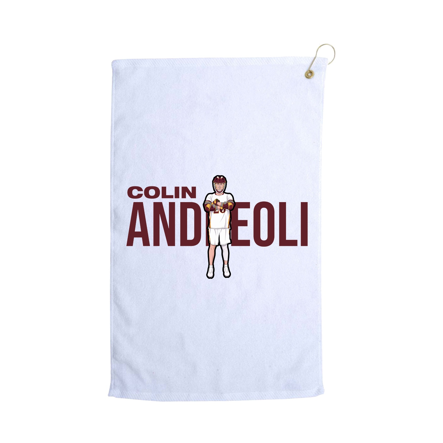 Golf Towel — Player Name in White