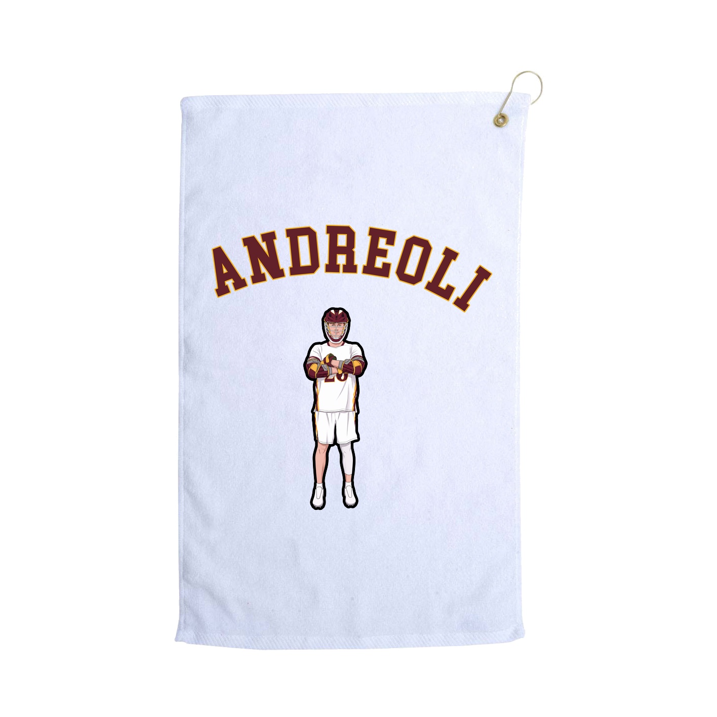 Golf Towel — Shirsey Arch in White