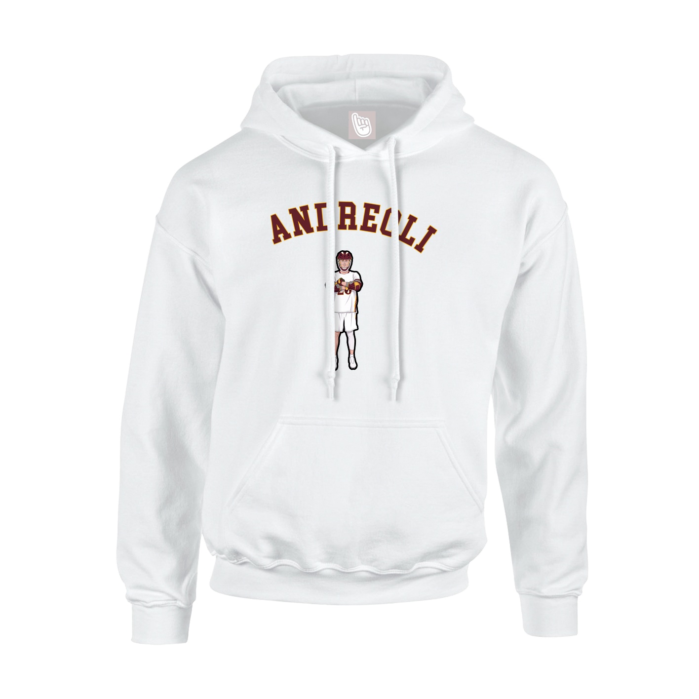 Youth Hoodie — Shirsey Arch in White