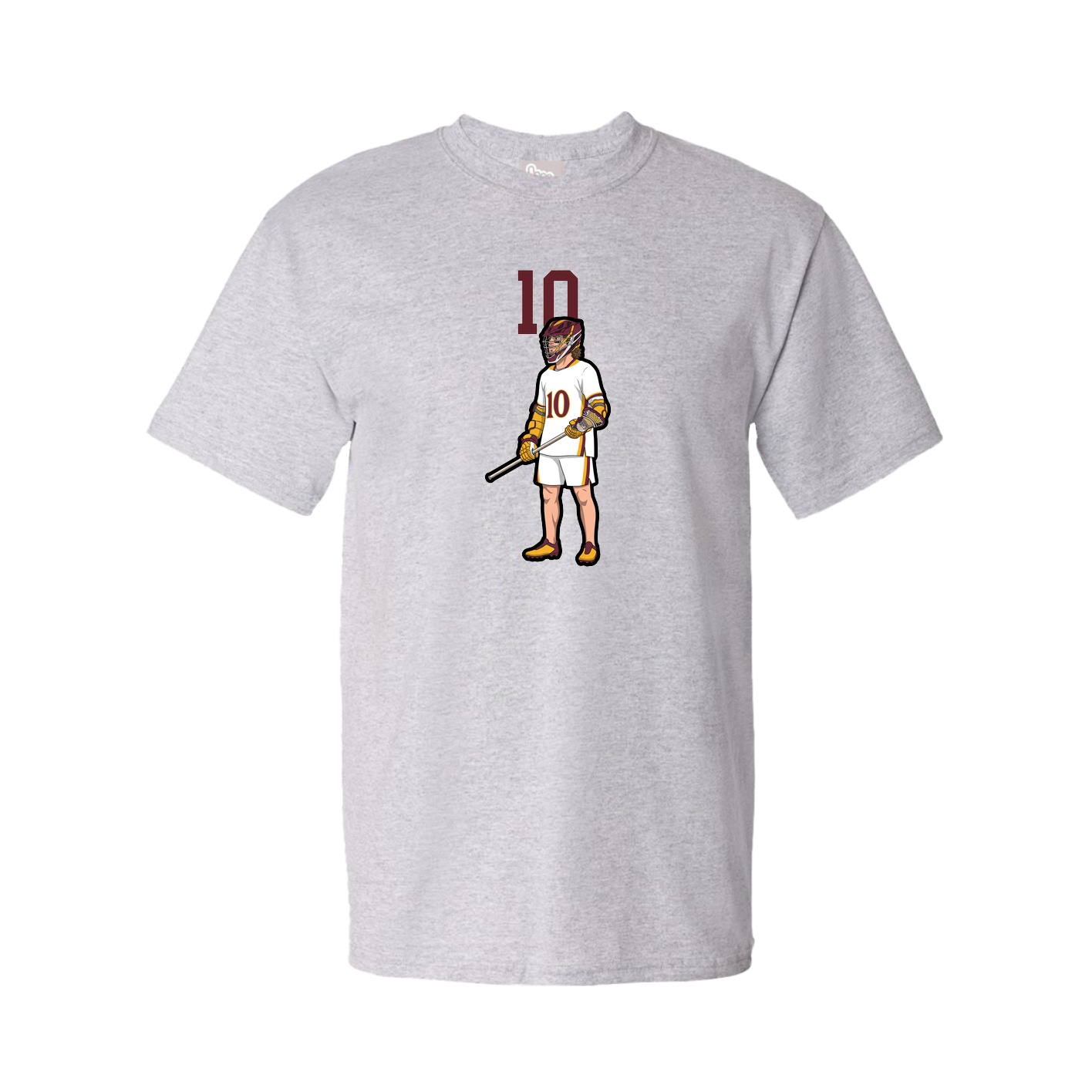 Youth Tee — Number Top in Grey
