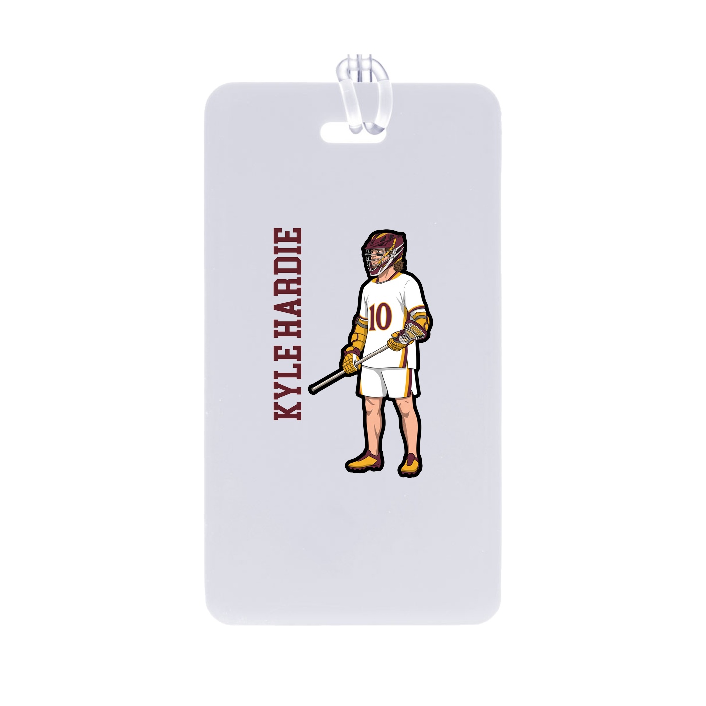 Bag Tag — Name Vertical in Classic