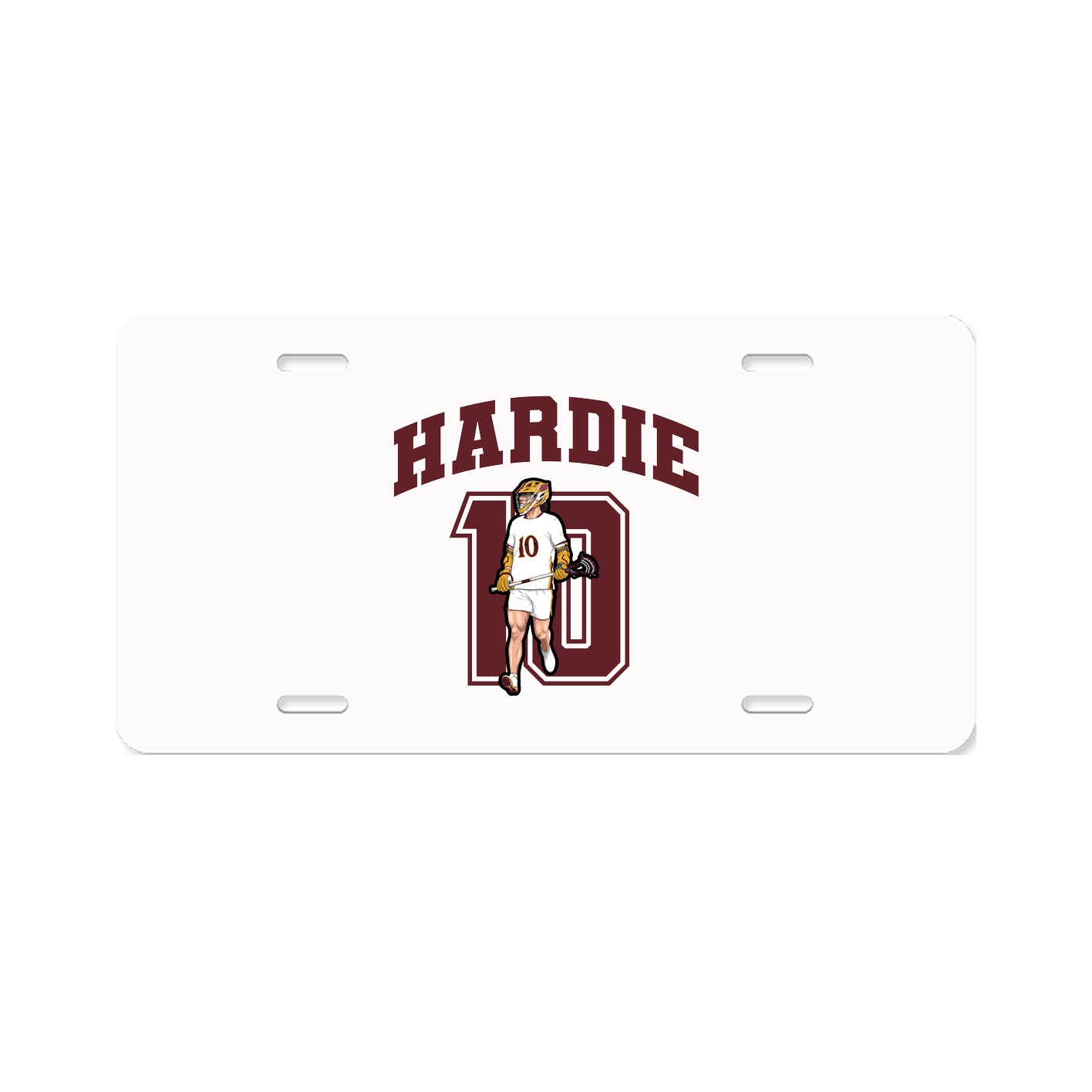 License Plate — Number in Classic