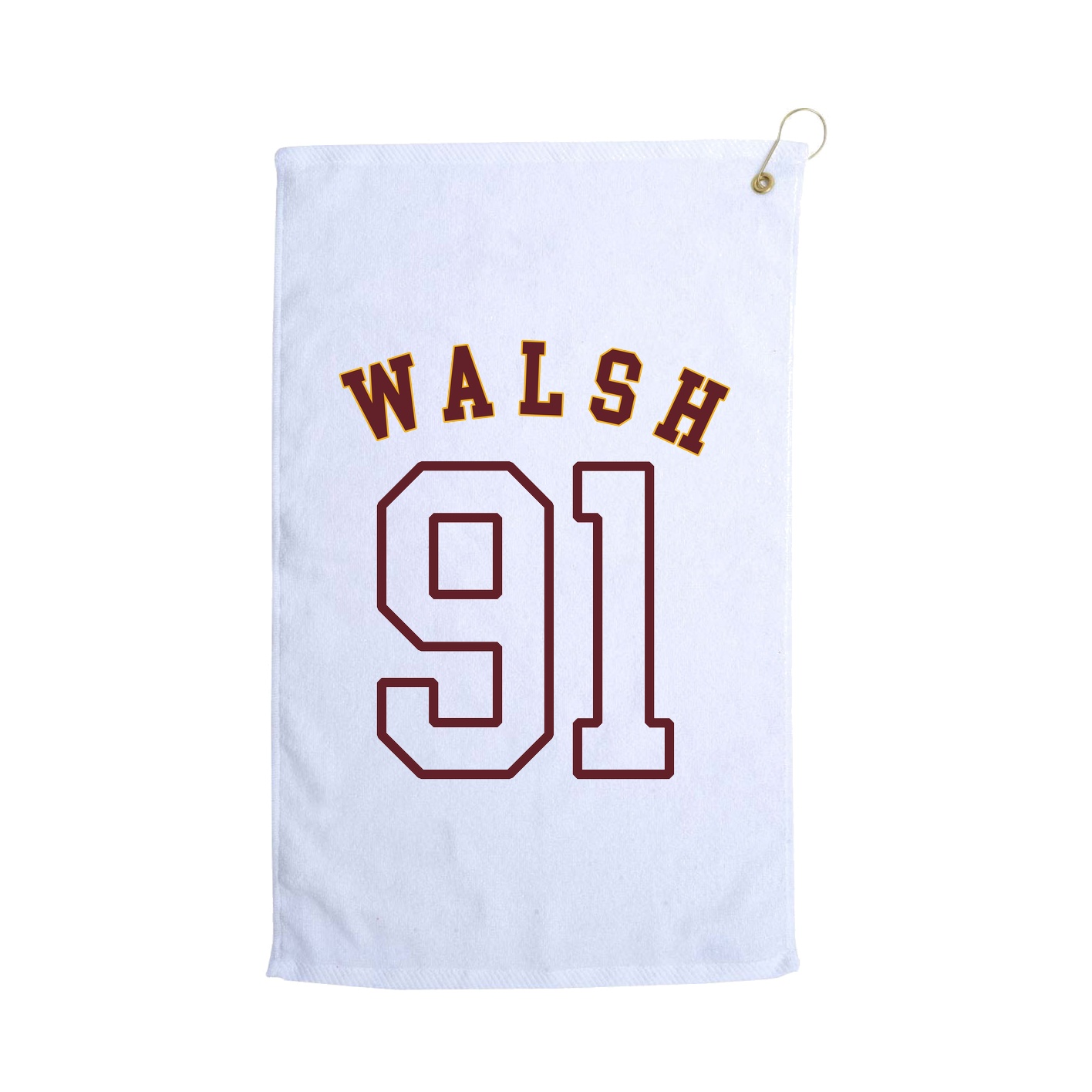 Golf Towel — Shirsey Arch in White