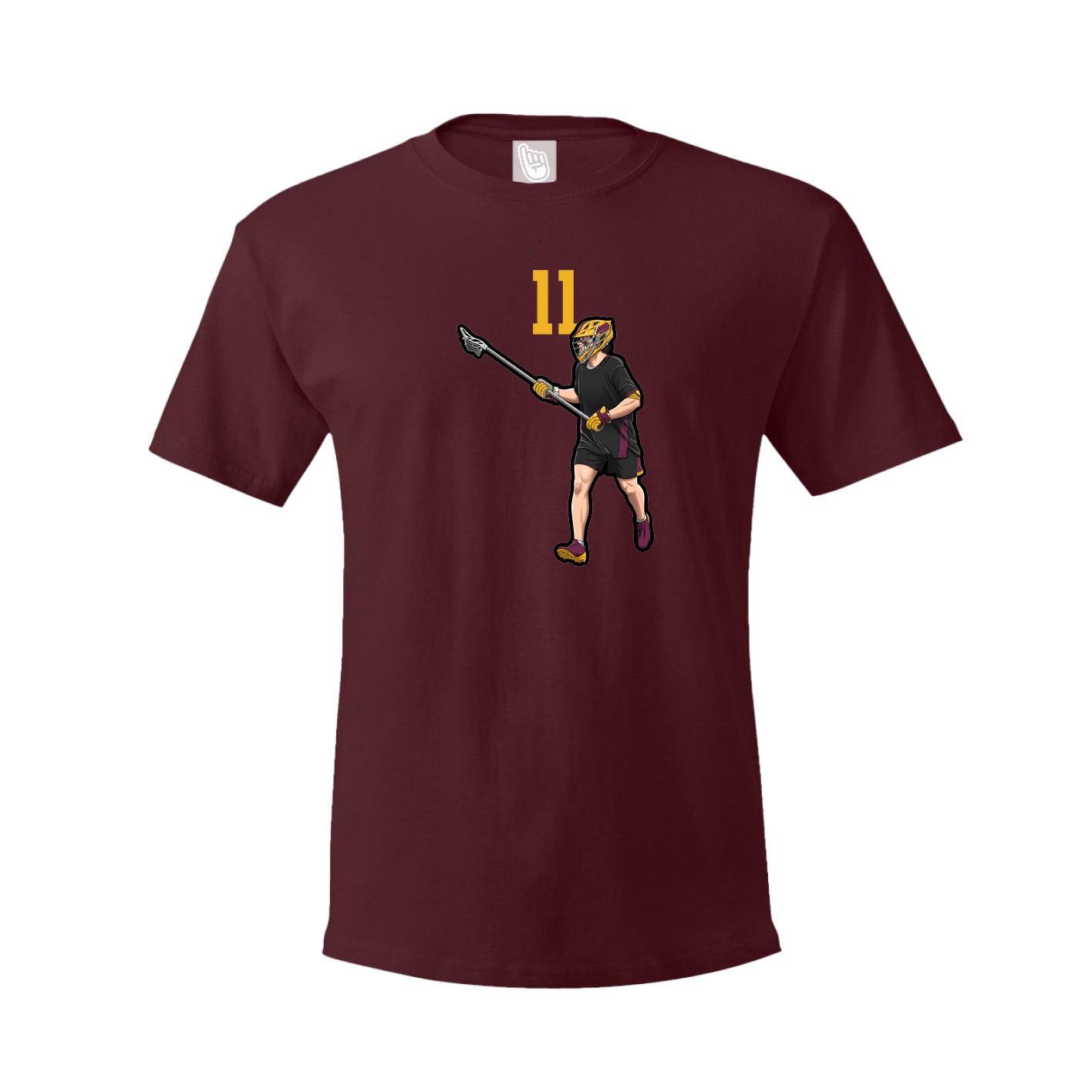 Youth Tee — Classic in Maroon