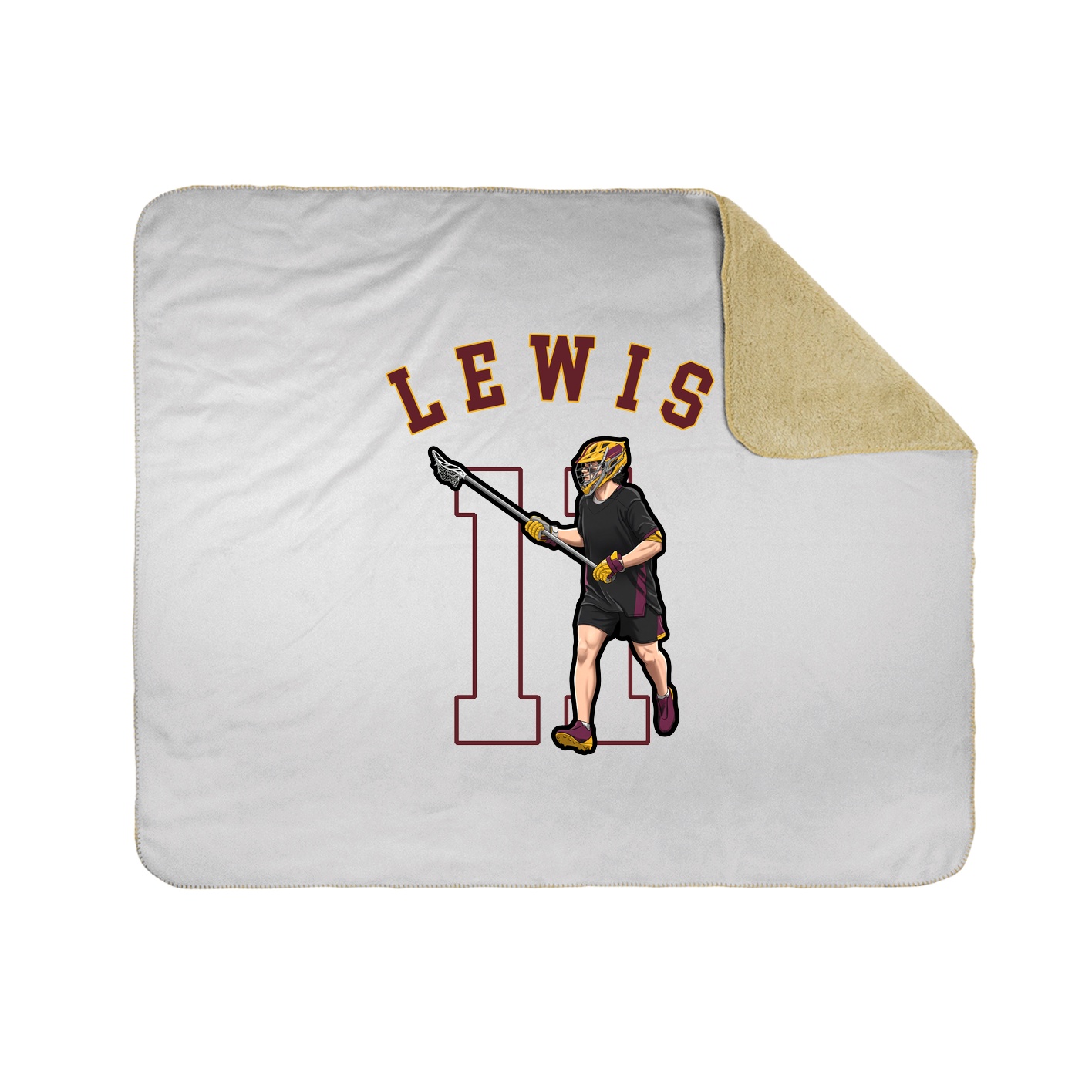 50x60 Sherpa Lined Throw Blanket