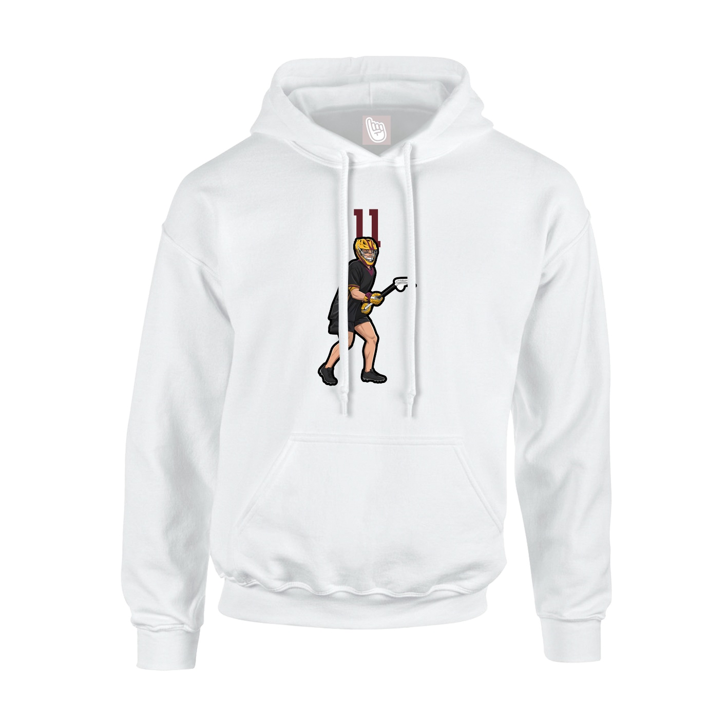 Hoodie — Classic in White