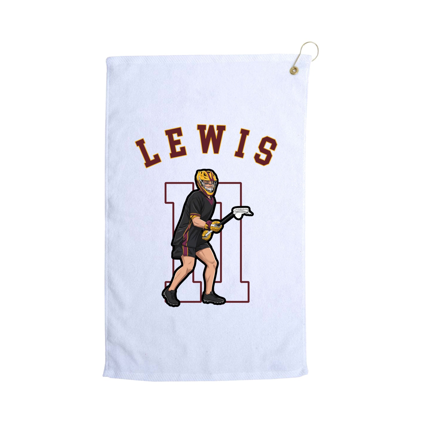 Golf Towel — Classic in White