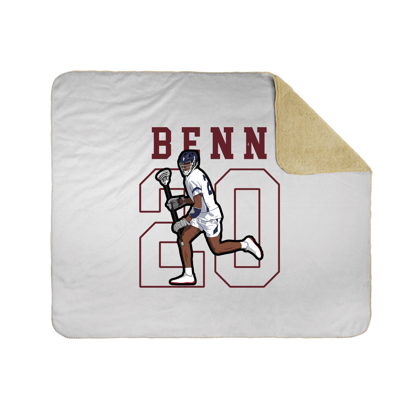 50x60 Sherpa Lined Throw Blanket