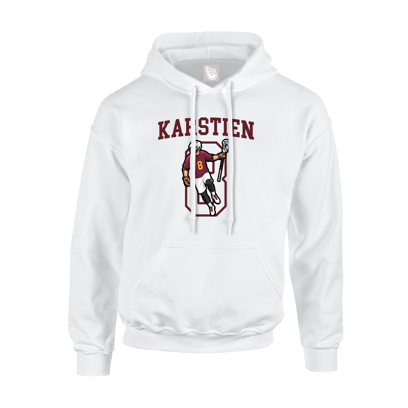Hoodie — Shirsey in White
