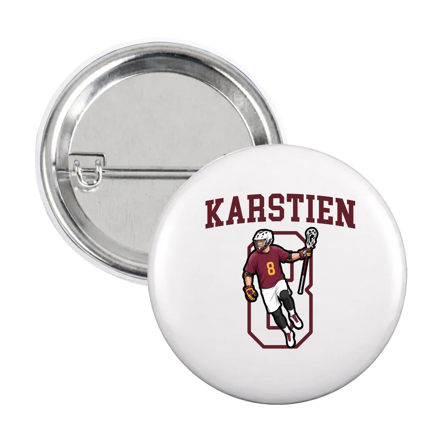 Game Day Button — Shirsey in White