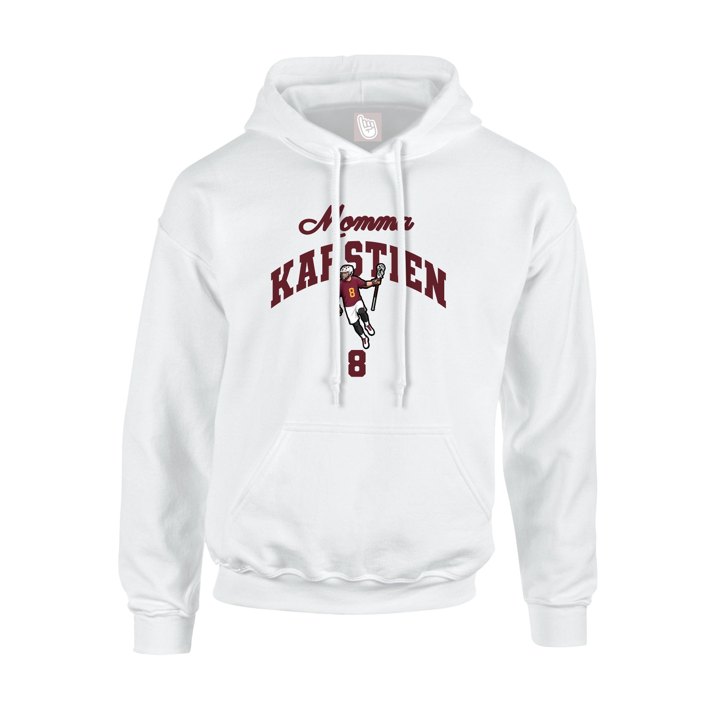 Youth Hoodie — Mothers Day Arch in White