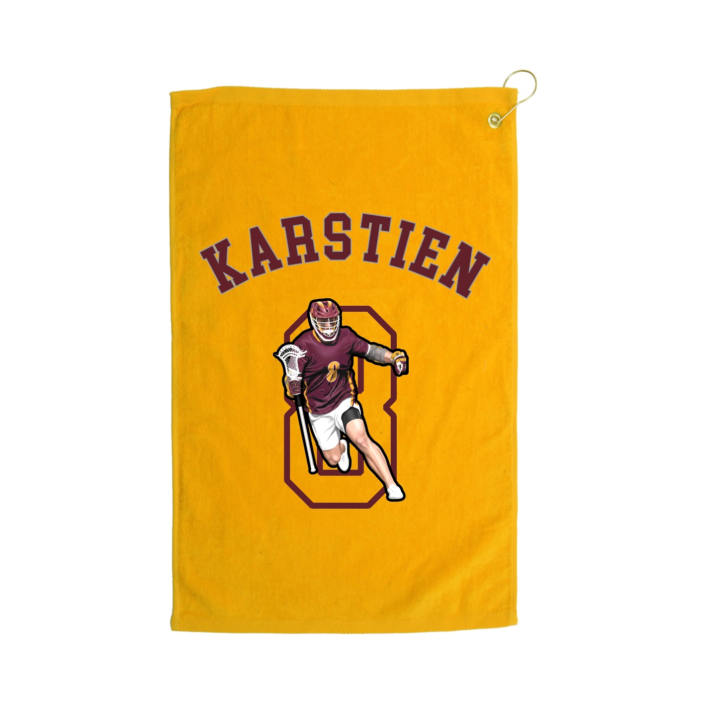 Golf Towel — Shirsey Arch in Gold