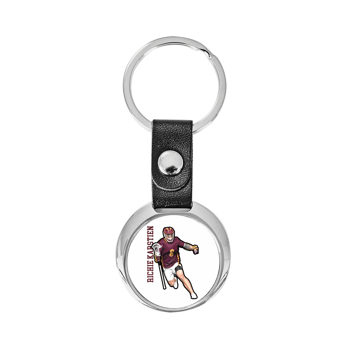 Key Chain — Name Vertical in Classic