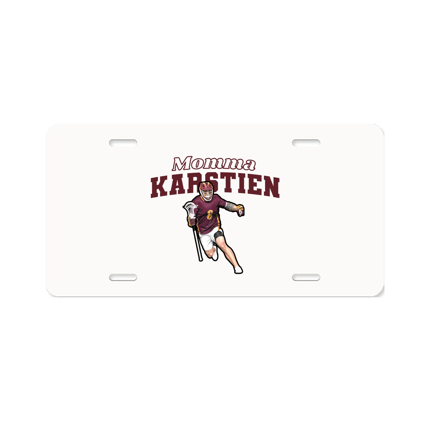 License Plate — Mothers Day Block in Classic