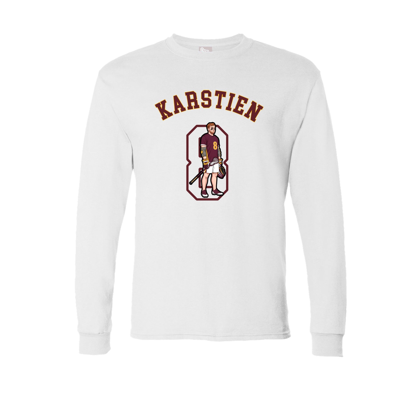 Long Sleeve Tee — Shirsey Arch in White