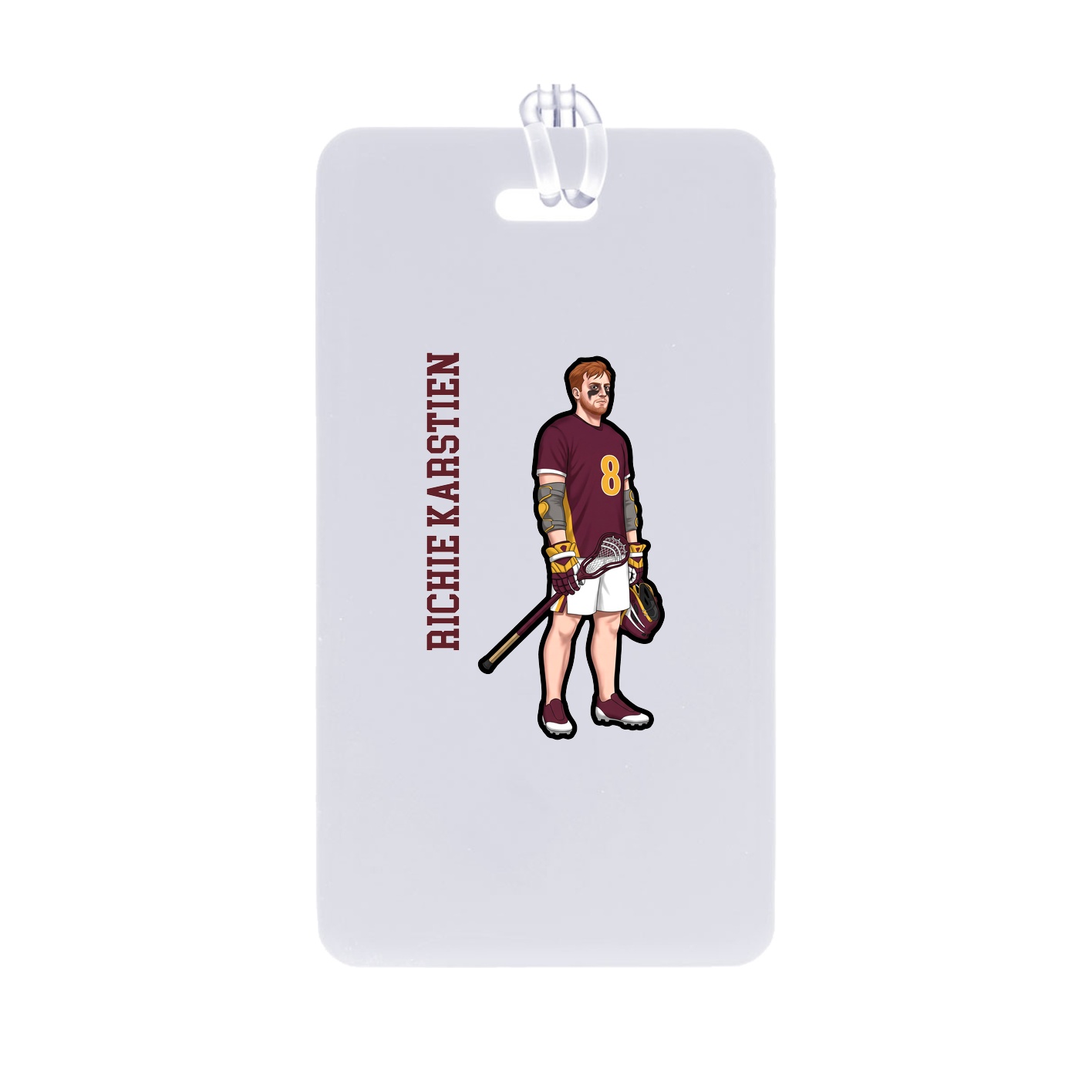 Bag Tag — Name Vertical in Classic