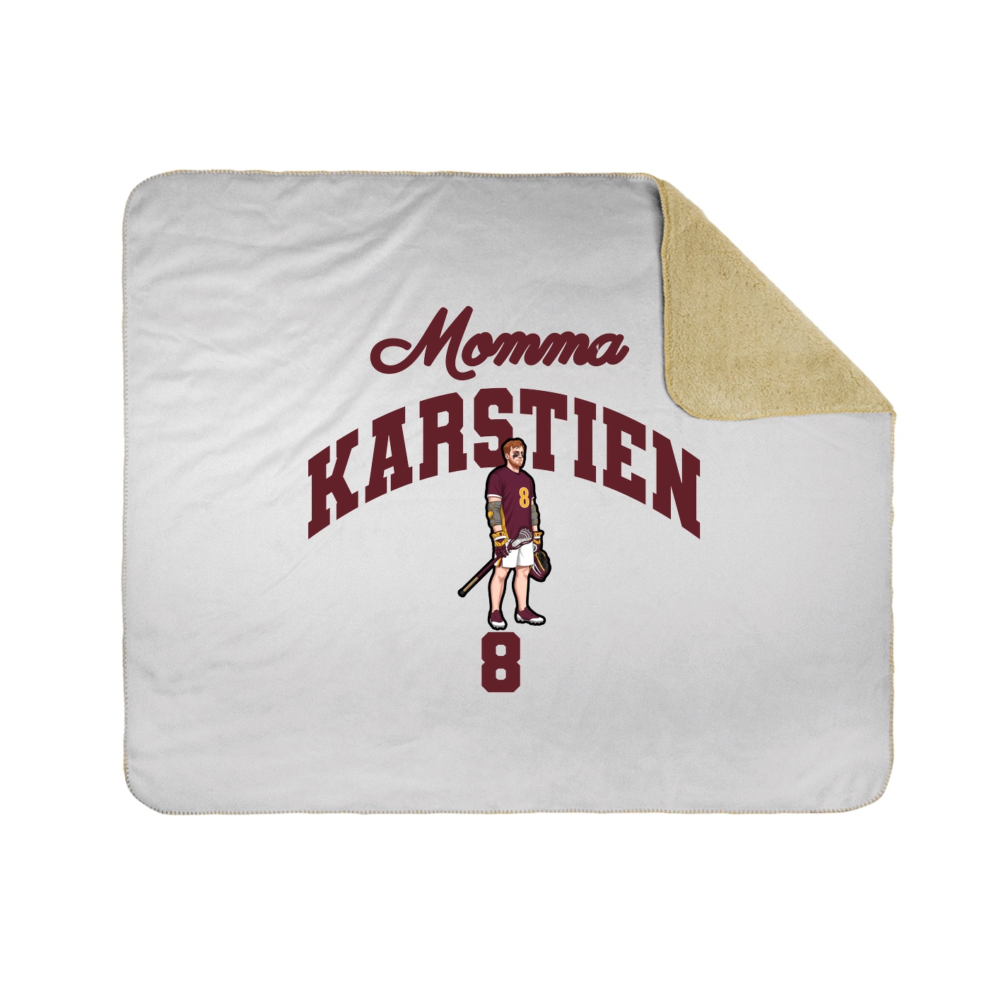 Throw Blanket — Mothers Day Arch in White