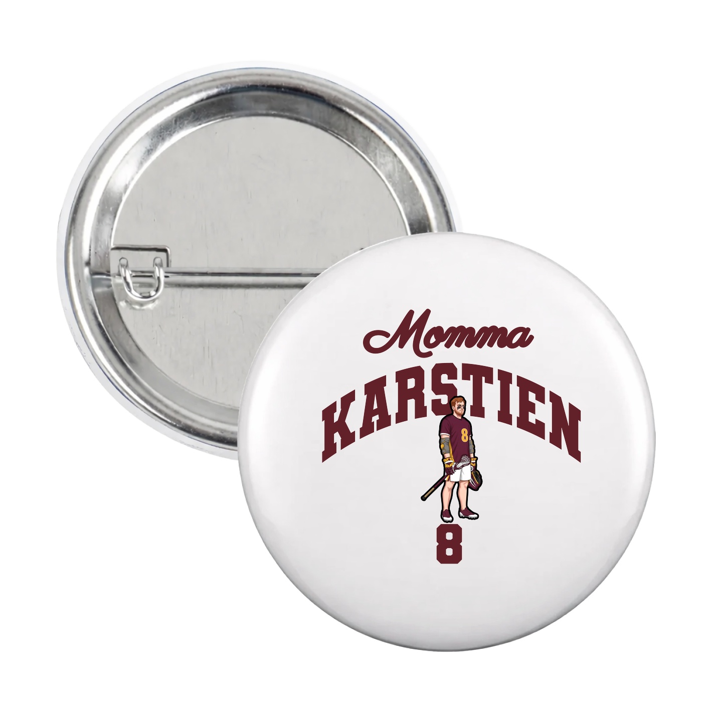 Game Day Button — Mothers Day Arch in White