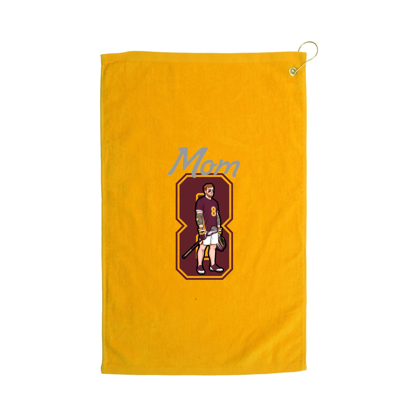 Golf Towel — Mothers Day Shirsey in Gold
