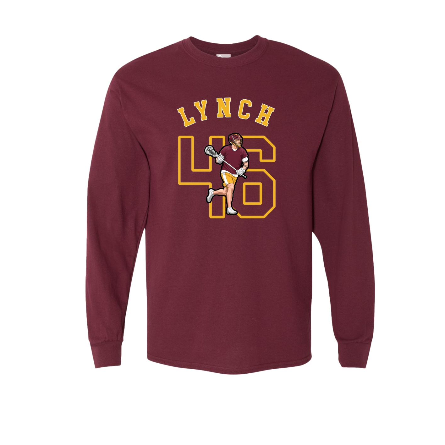 Long Sleeve Tee — Shirsey Arch in Maroon