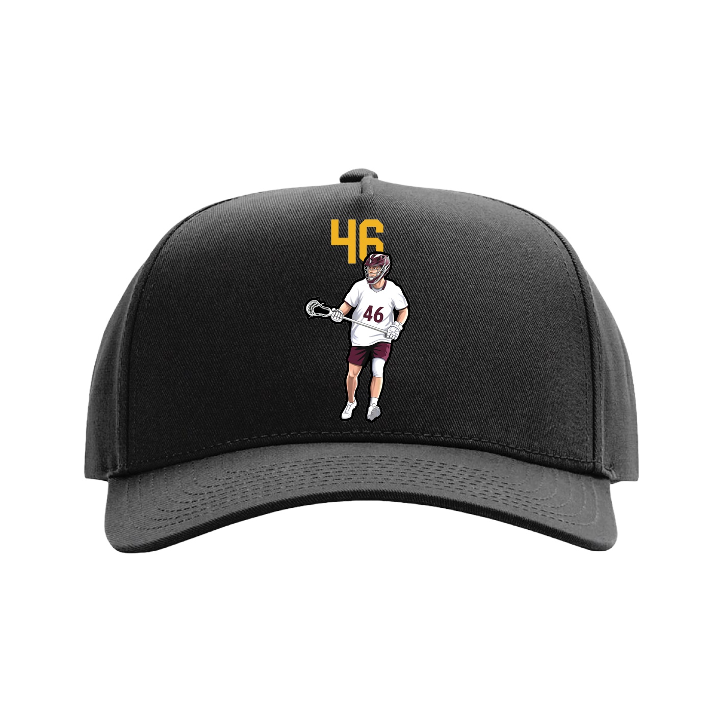 Full Fabric Five-Panel Champ Cap