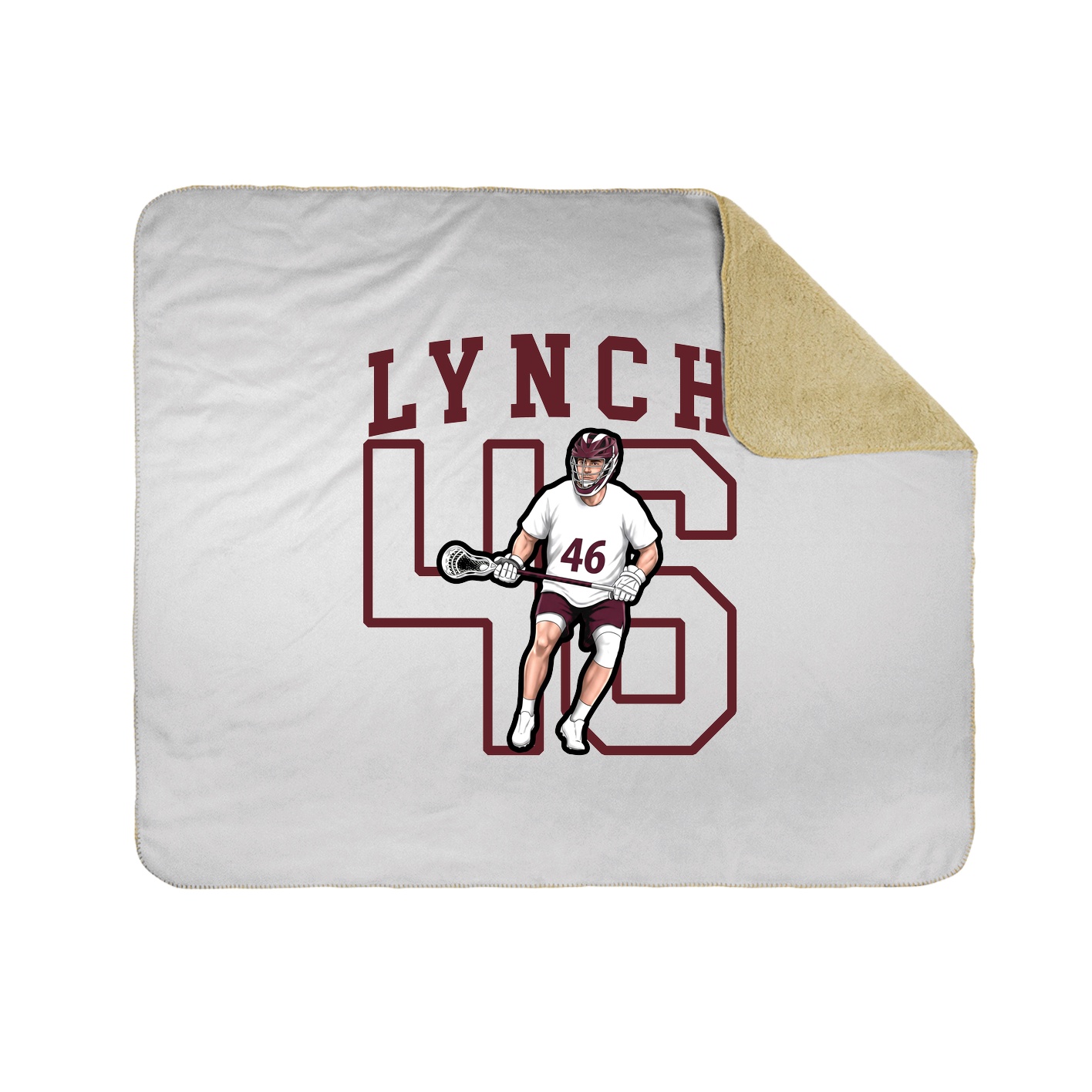 50x60 Sherpa Lined Throw Blanket