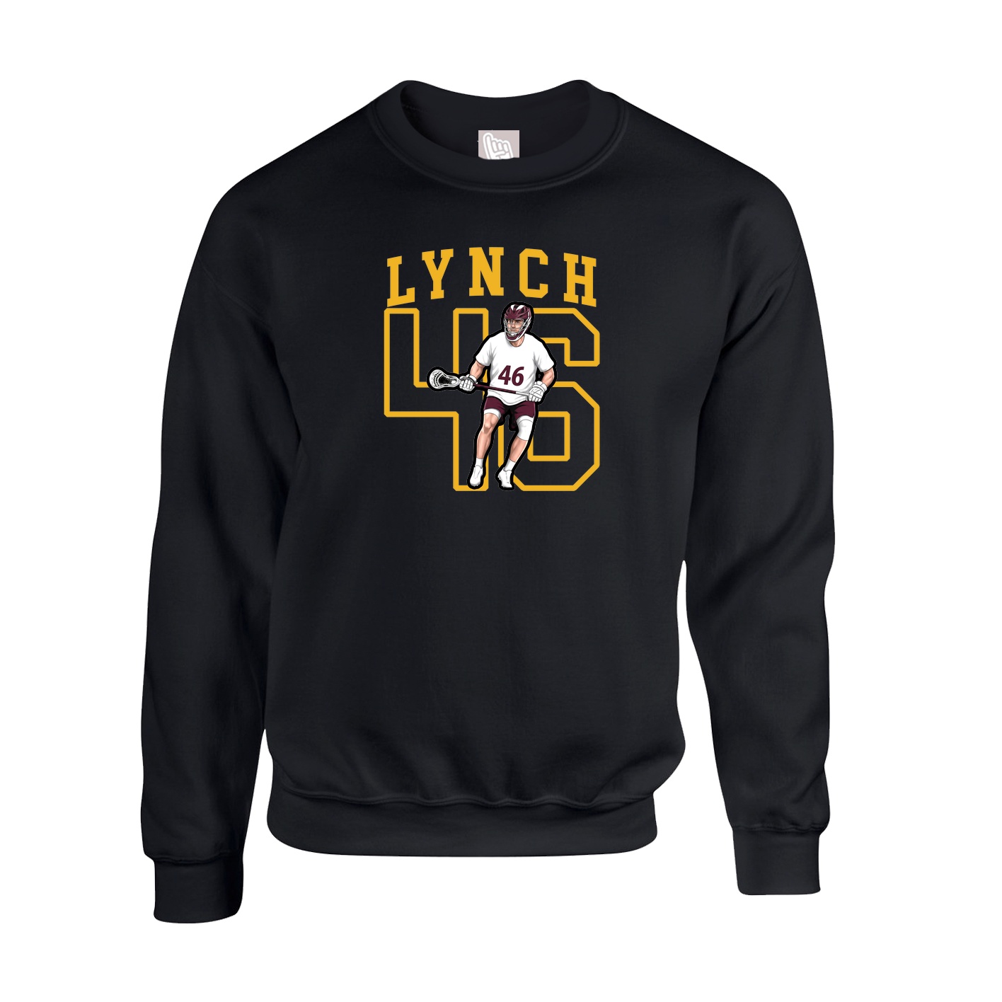 Fleece Crew — Shirsey in Black
