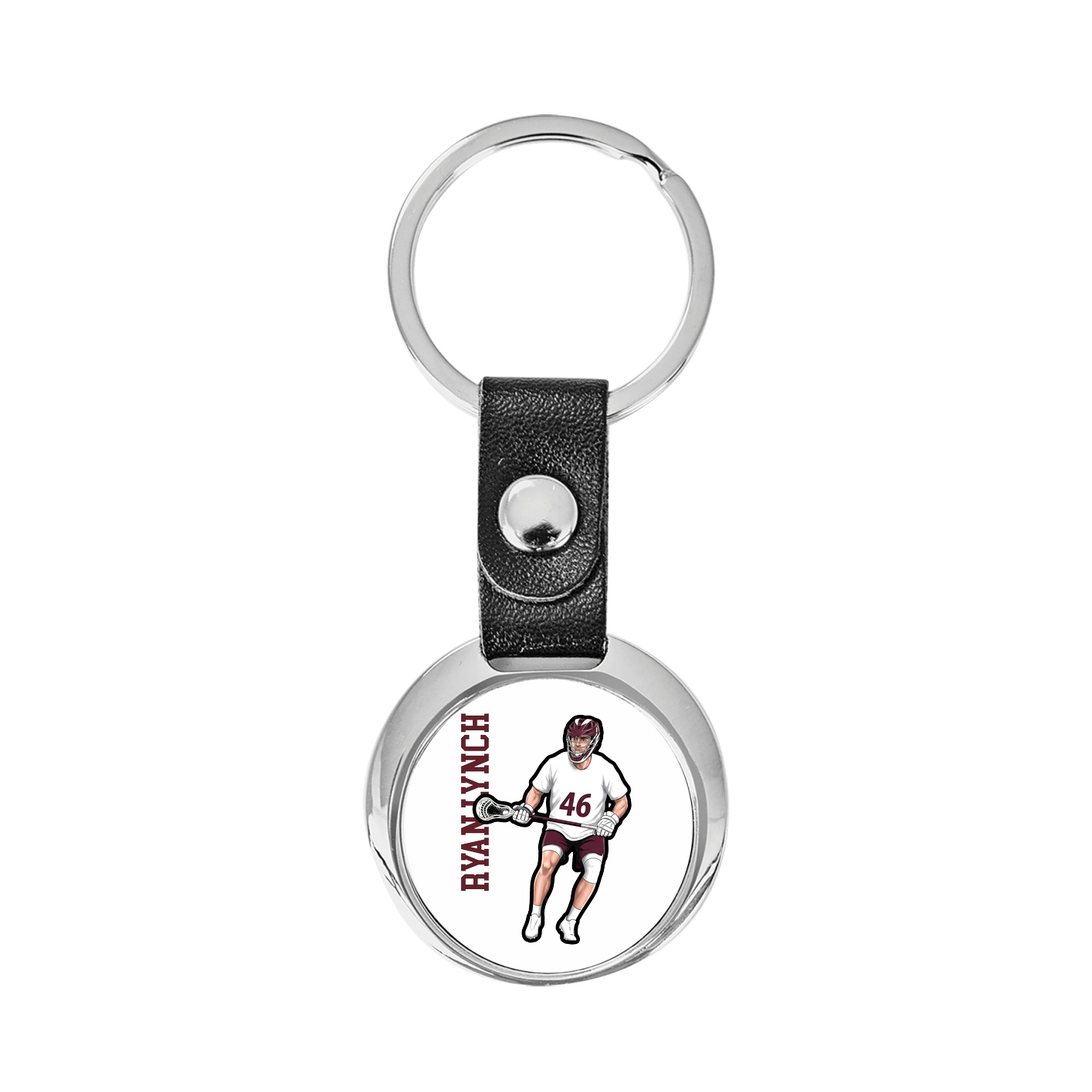 Key Chain — Name Vertical in Classic