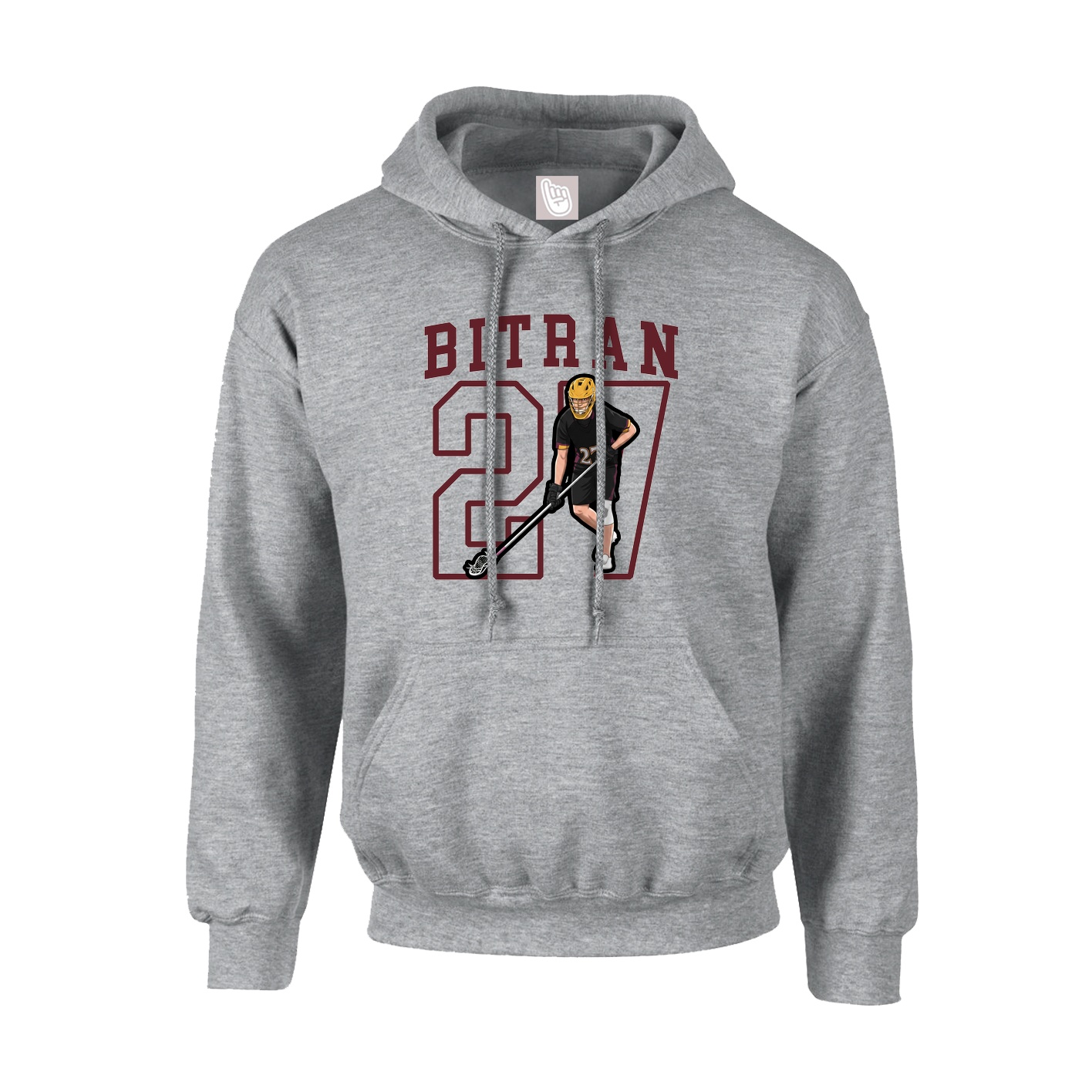 Hoodie — Shirsey in Grey