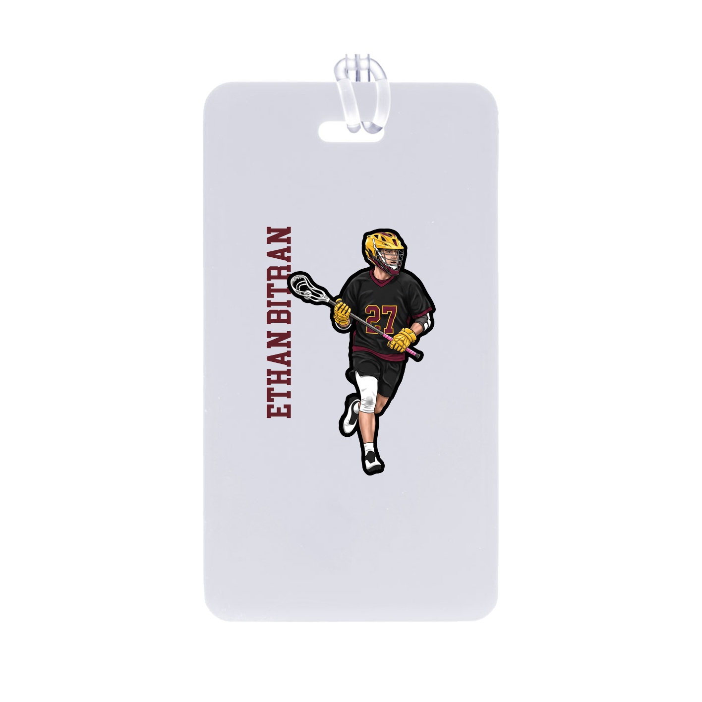 Bag Tag — Name Vertical in Classic