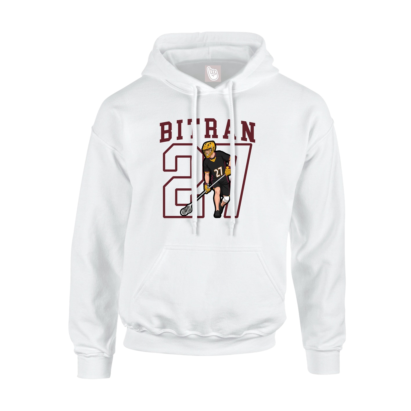 Youth Hoodie — Shirsey in White