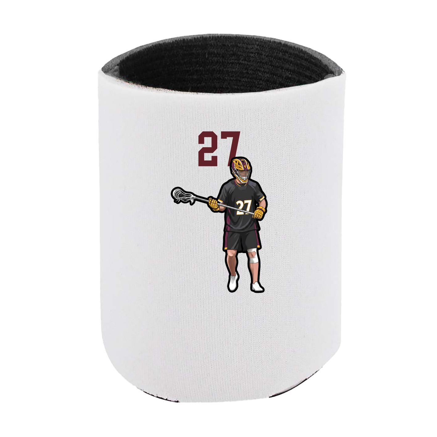 Can Holder — Number Top in White