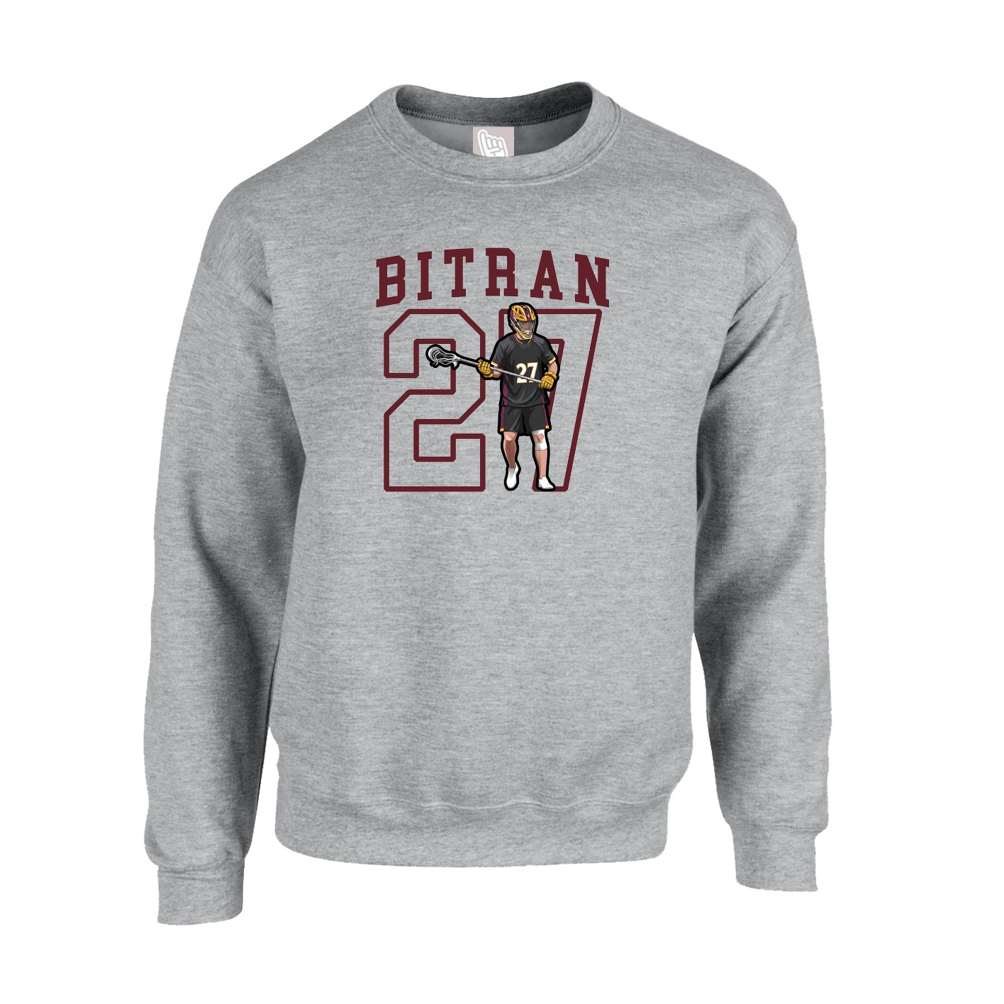 Fleece Crew — Shirsey in Grey