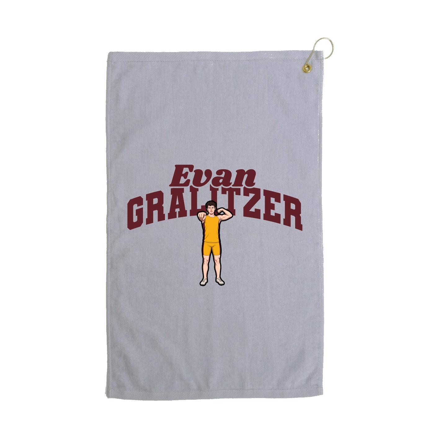 Golf Towel — Signature Arch in Grey