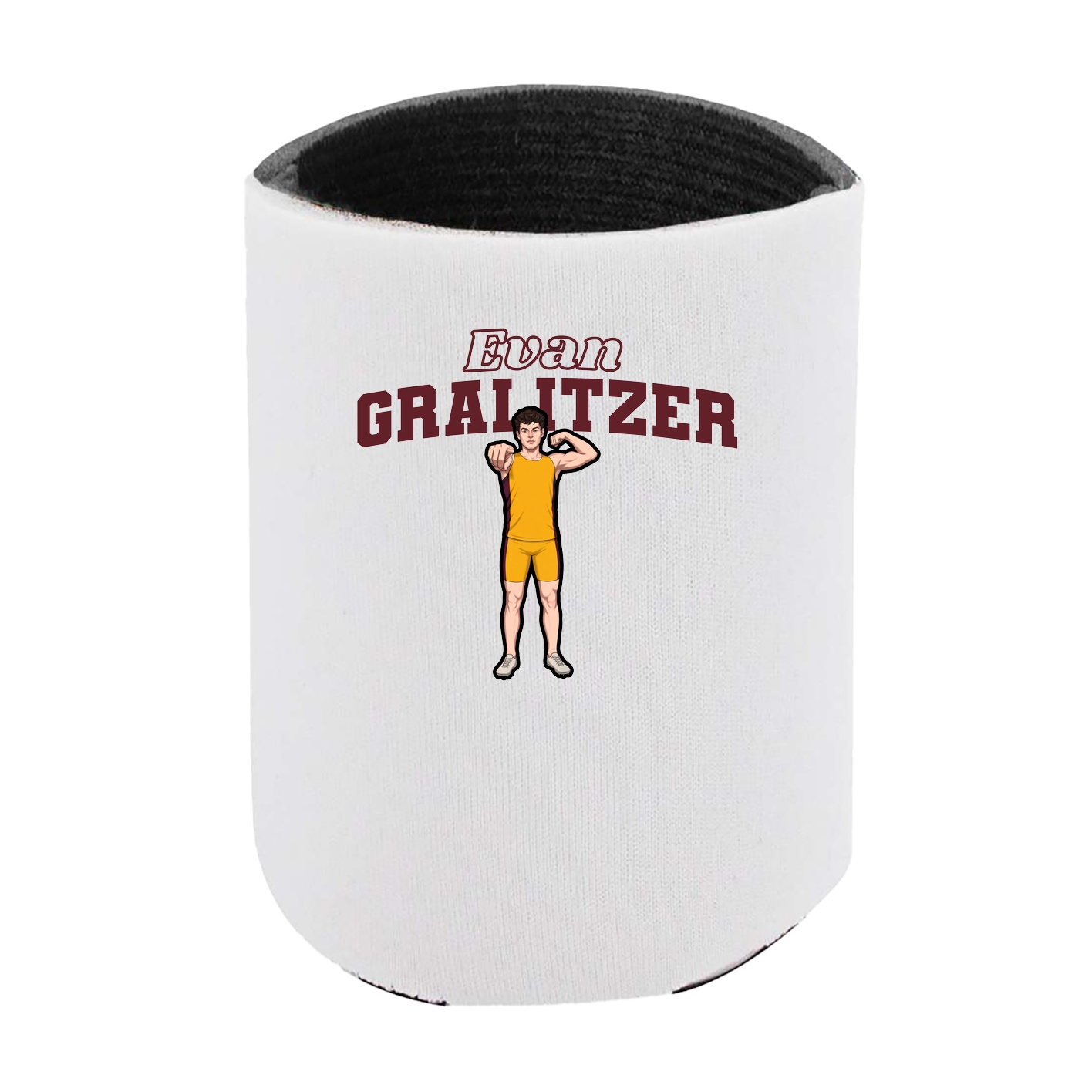 Can Holder — Name Arch in White