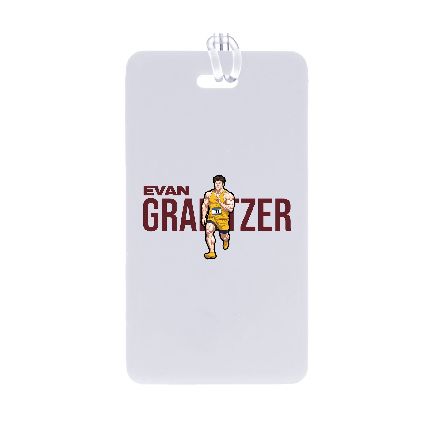 Bag Tag — Player Name in Classic