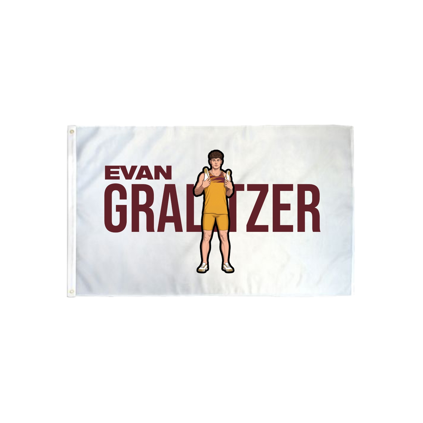 3x5 Flag — Player Name in Classic