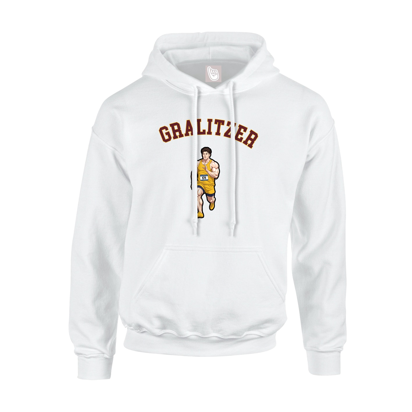 Hoodie — Shirsey Arch in White
