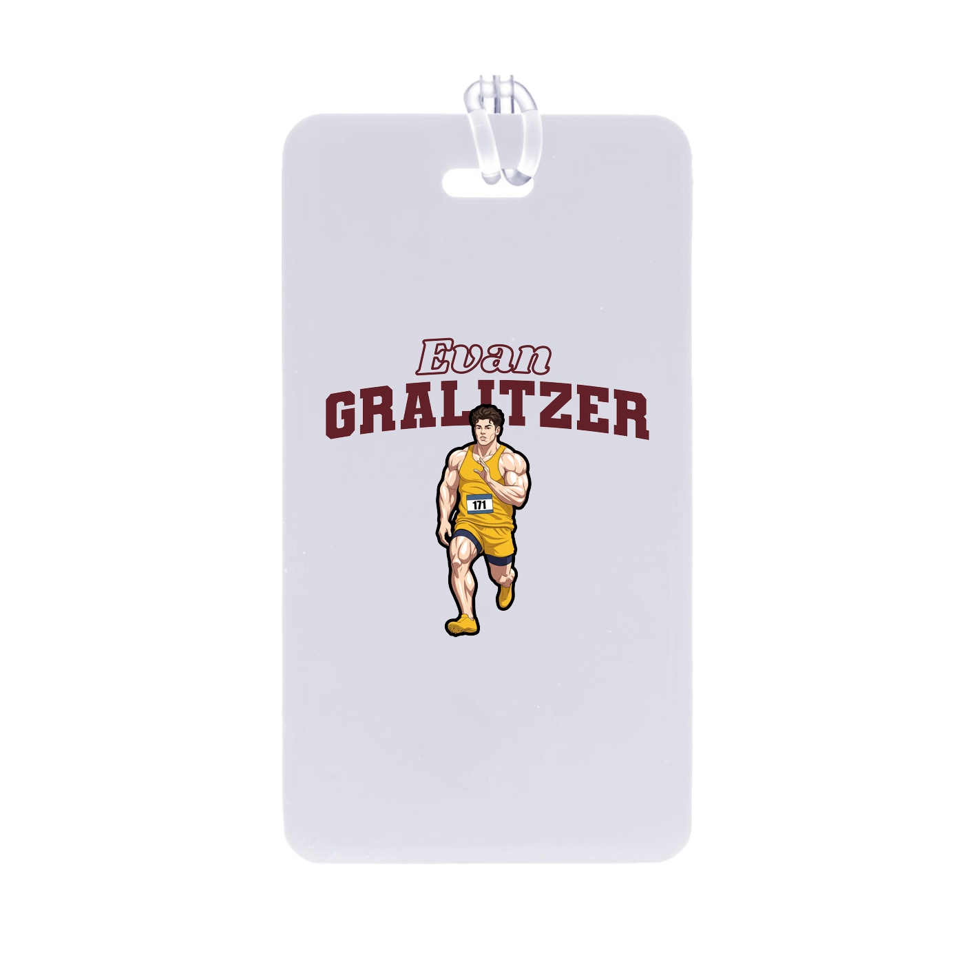 Bag Tag — Name Arch in Classic