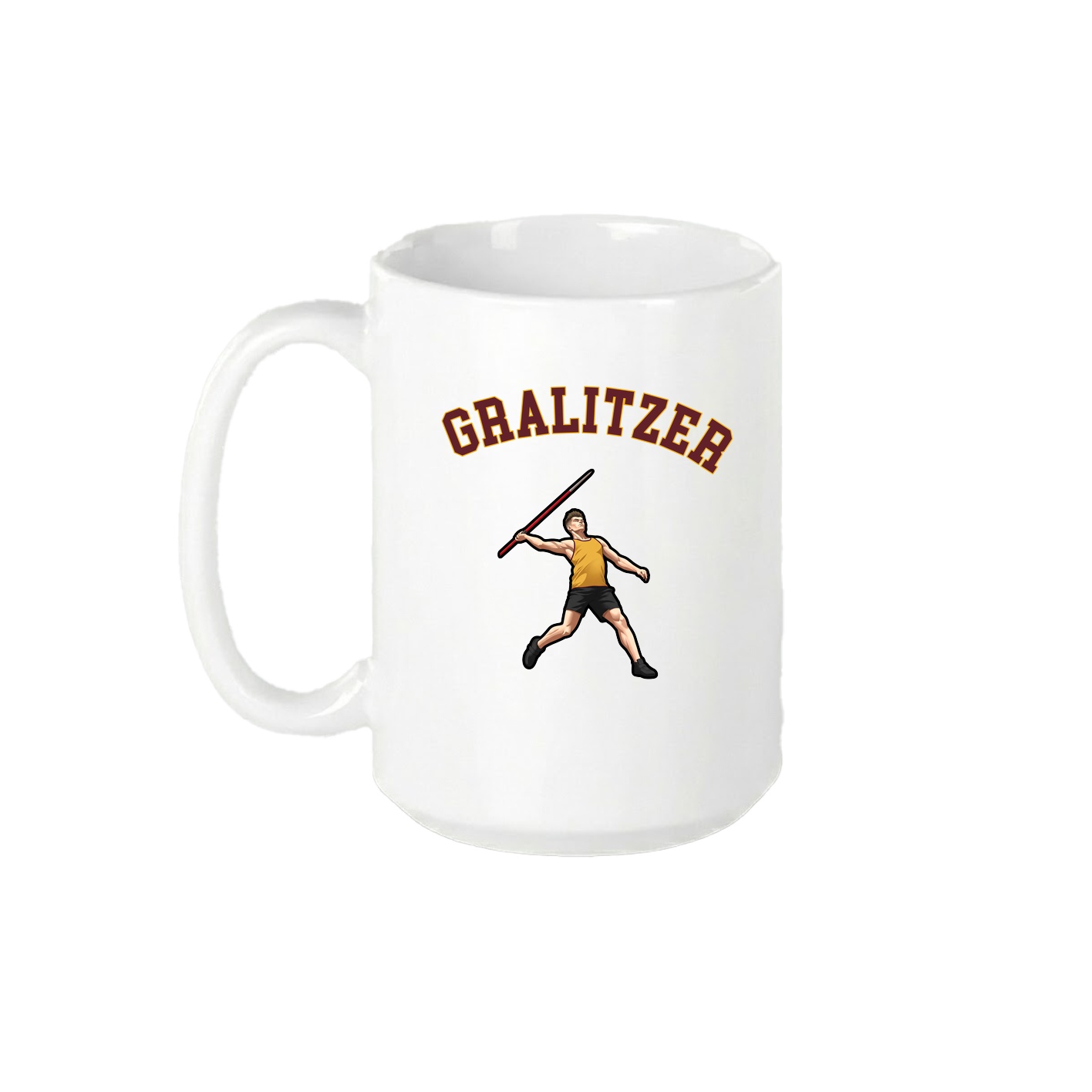 15oz Coffee Mug — Shirsey Arch in White