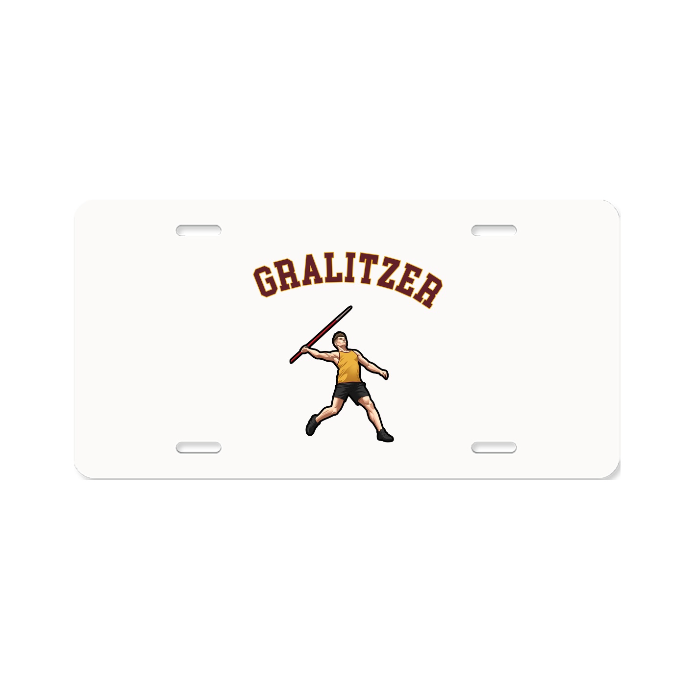 License Plate — Shirsey Arch in Classic
