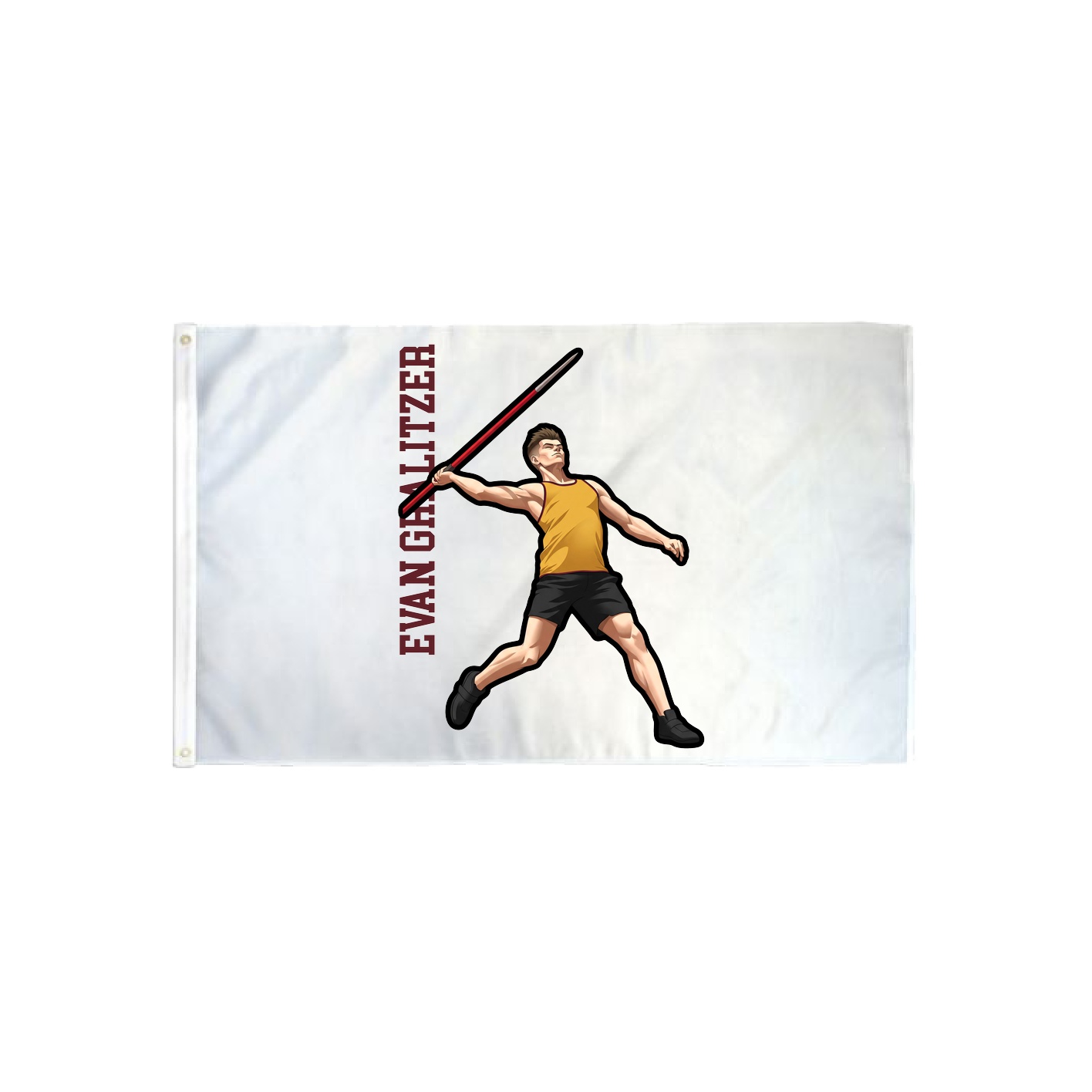 3x5 Flag — Name Vertical in Classic