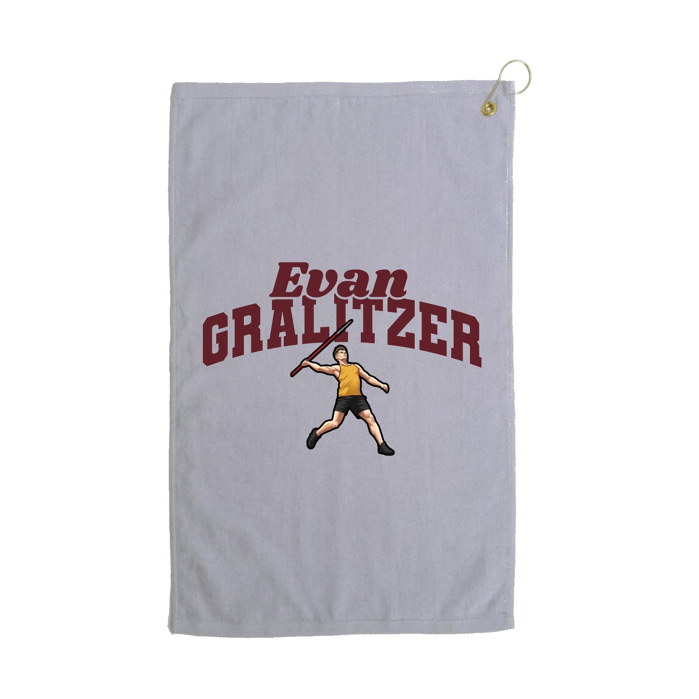Golf Towel — Signature Arch in Grey