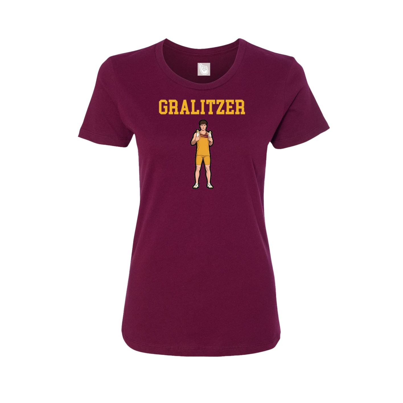 Womens Tee — Shirsey in Maroon